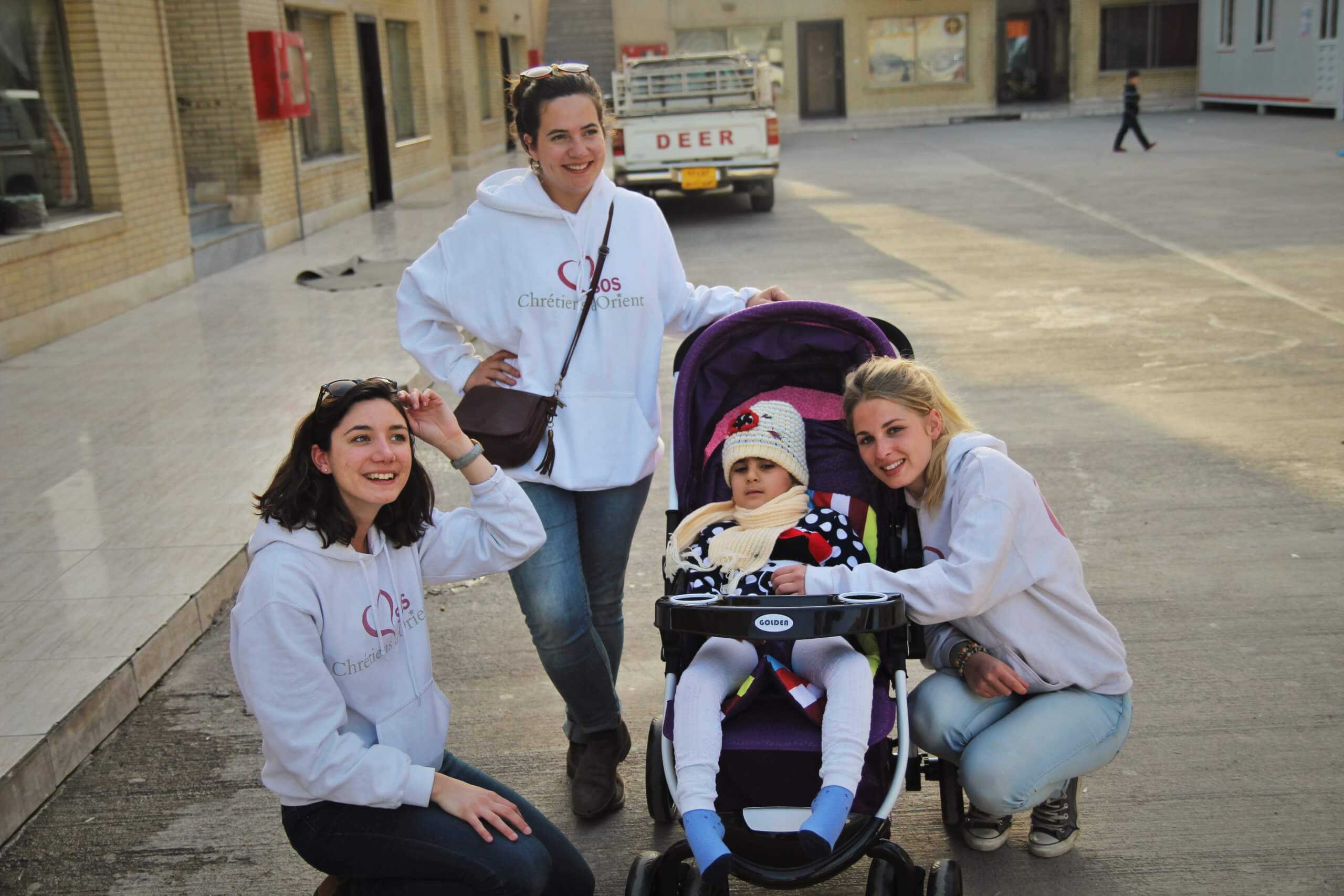 Edwige, volunteer in Iraq