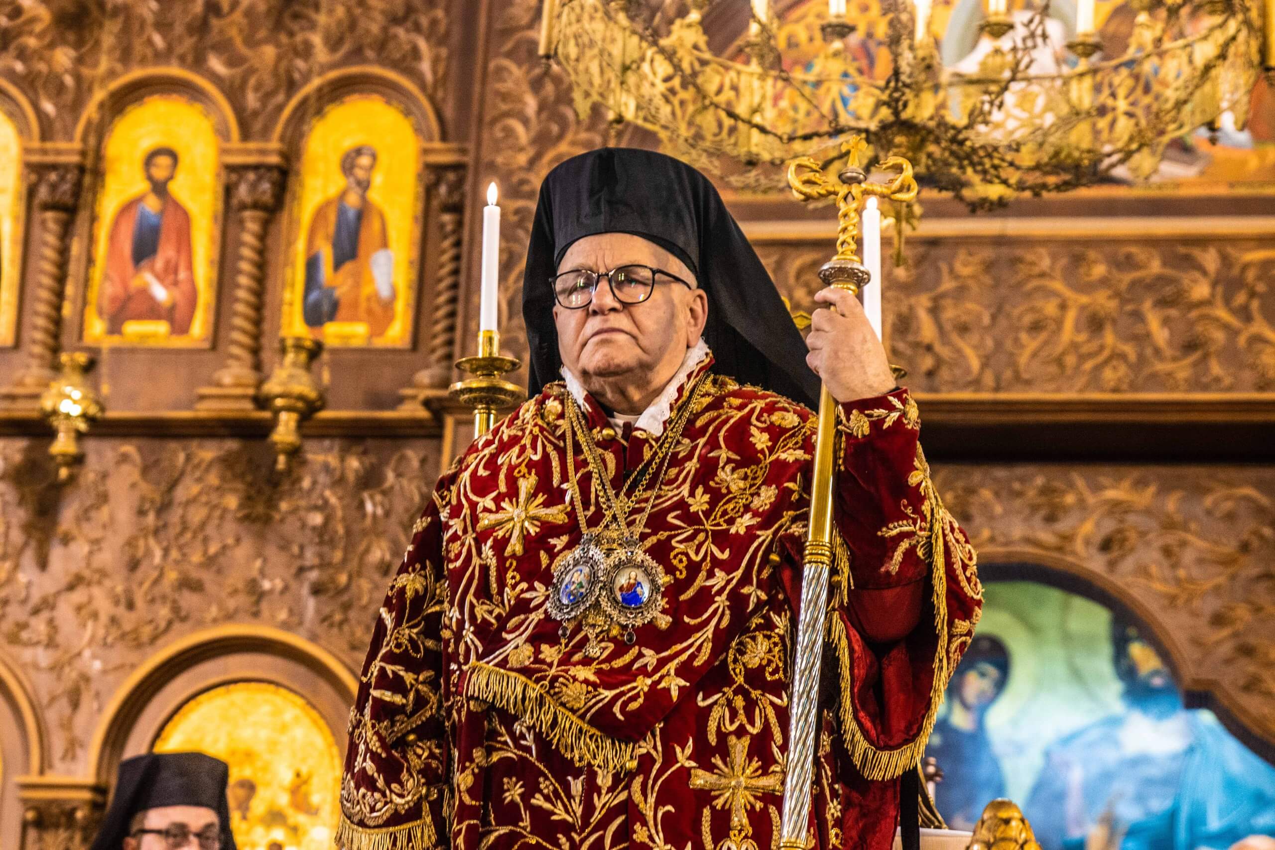 Archbishop Jean-Clement Jeanbart, Greek Catholic Archbishop of Aleppo.