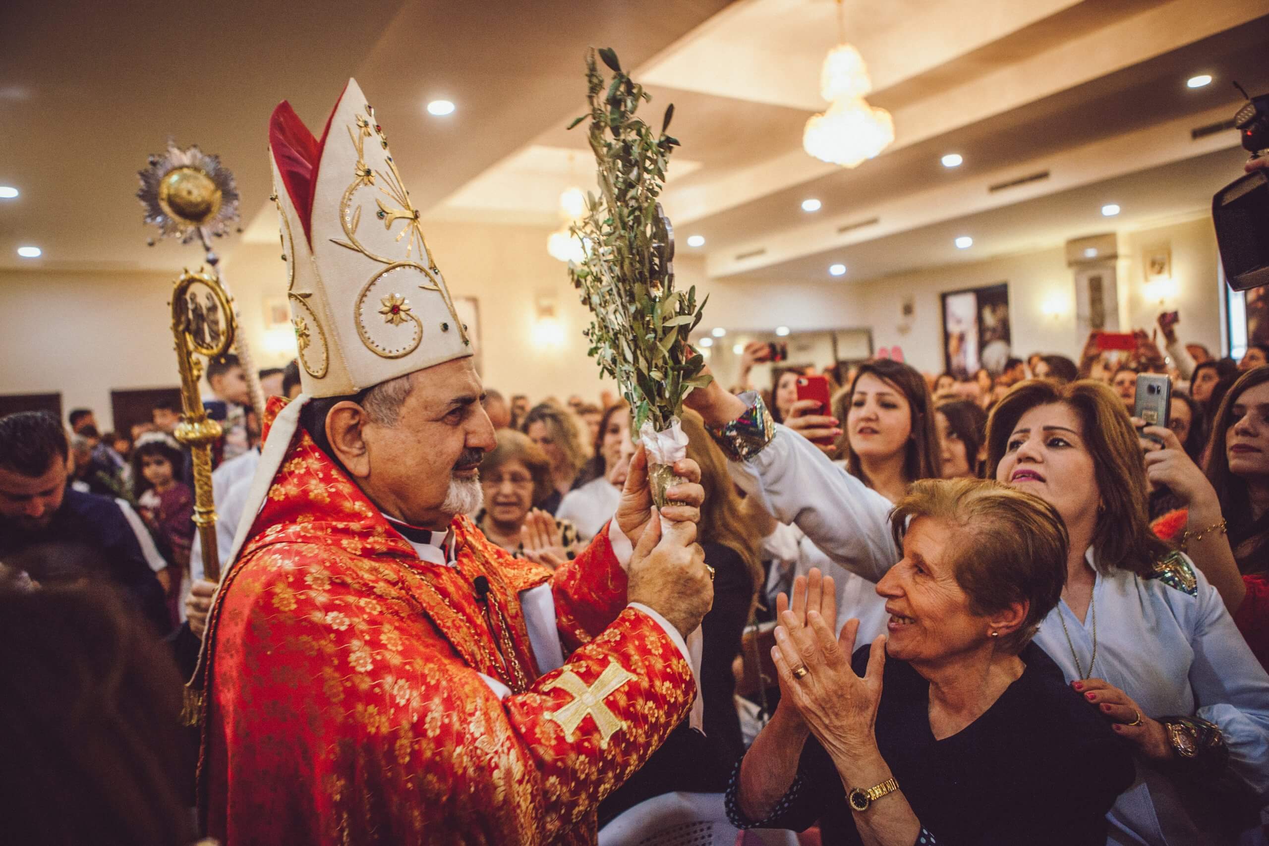 A team from SOS Chrétiens d'Orient celebrates the resurrection of Christ in Iraq.