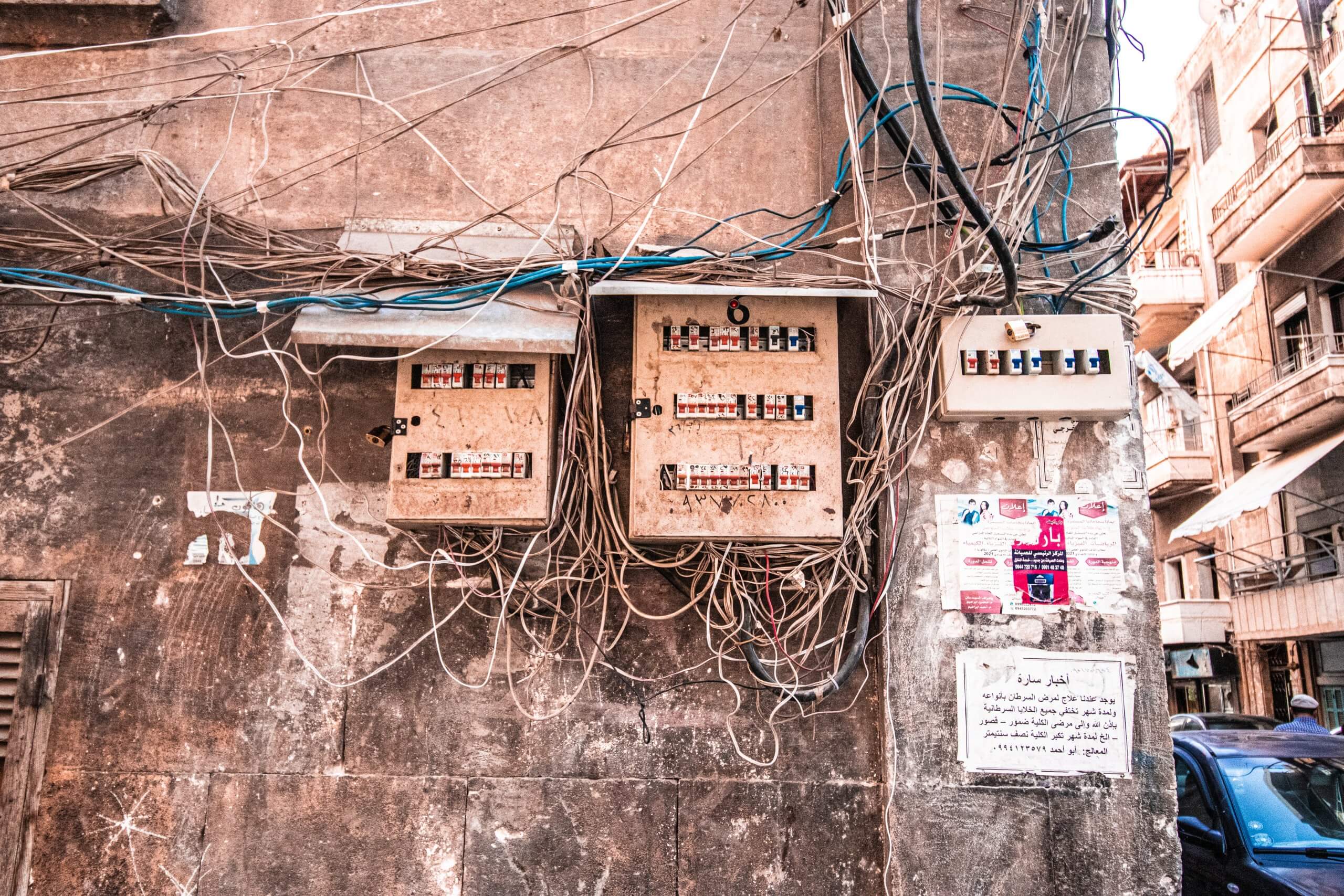 Distribution d’électricité à 500 familles d'Alep