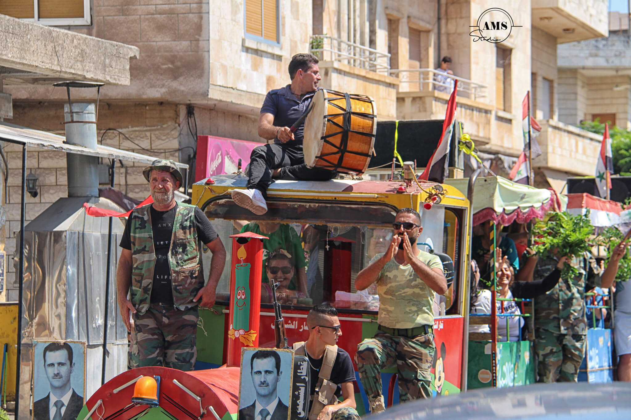 Libération du village chrétien de Mhardeh