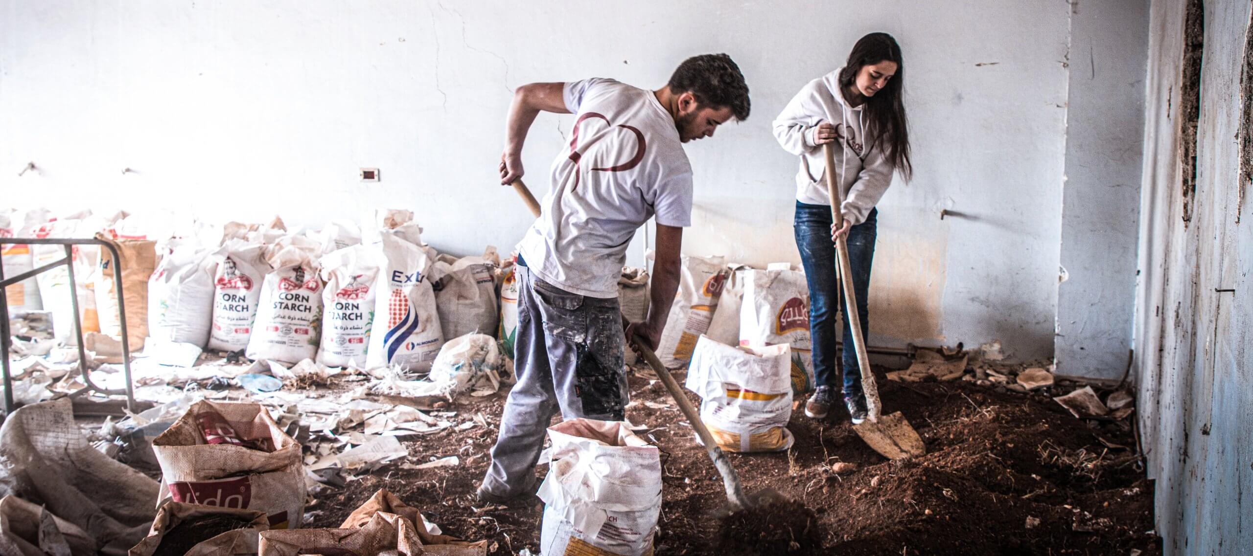 sos-chretiens-orient-volontaires-chantier-reconstruction-ecole-amal-alep