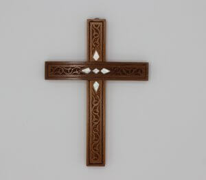 Croix de Maaloula claire, avec nacre