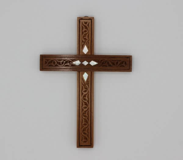 Croix de Maaloula claire, avec nacre