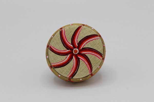 Toupie spirale rouge – Image 2