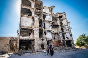 Destructions dues au séisme qui a frappé le nord de la Syrie le 6 février 2023- Alep