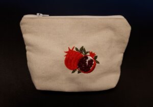 Pochette brodée, grenade G2