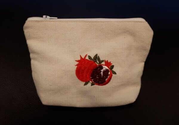 Pochette brodée, grenade G2