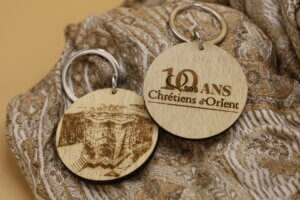 Porte-clefs 10 ans, Libella