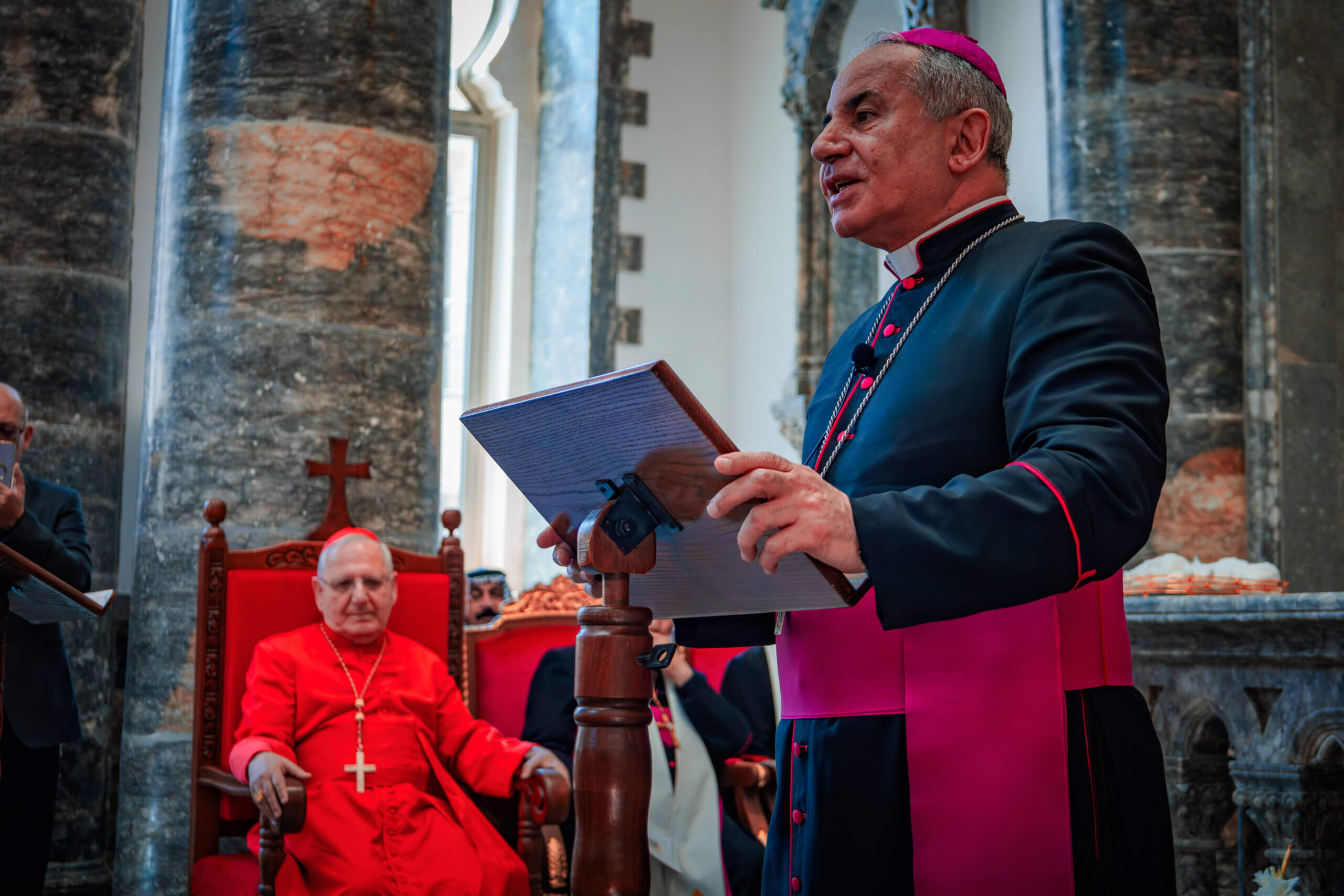 sos-chretiens-orient-irak-inauguration-eglise-notre-dame-du-perpetuel-secours-mossoul-discours-monseigneur-najeeb-archeveque-chaldeen