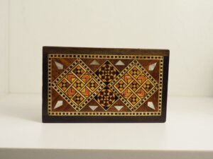 Boite marqueterie, rectangulaire